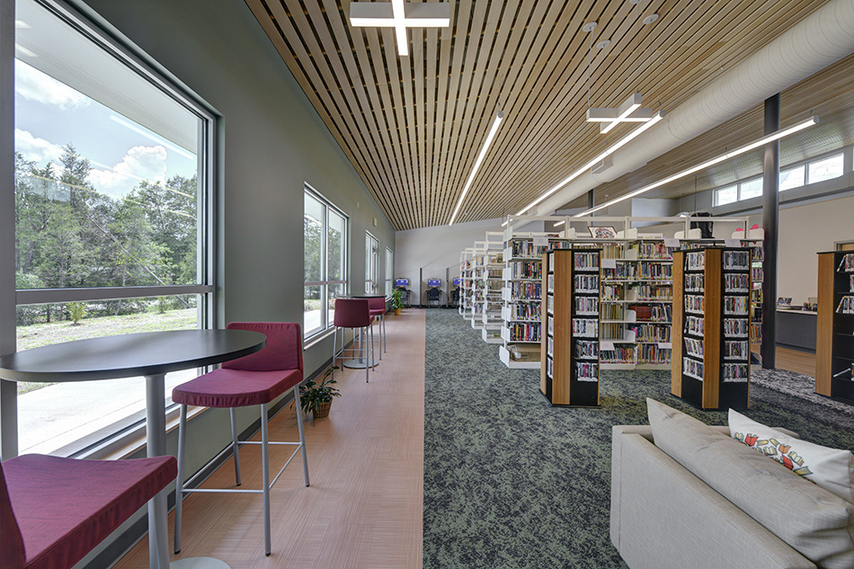 chairs in library - web